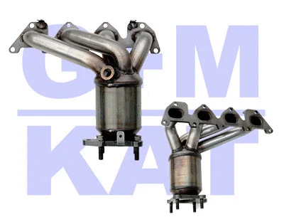 Catalyseur en coude G+M KAT 80 0556