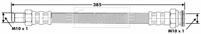 Flexible de frein BORG & BECK BBH6912