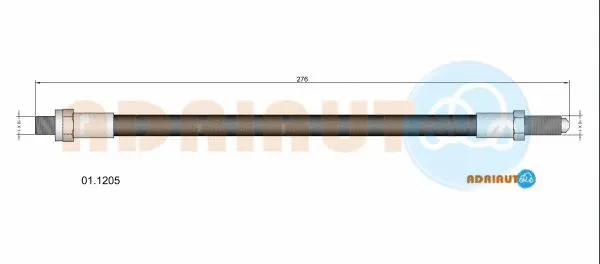 Flexible de frein ADRIAUTO 01.1205