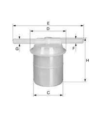Filtre à carburant UNIFLUX FILTERS XB324