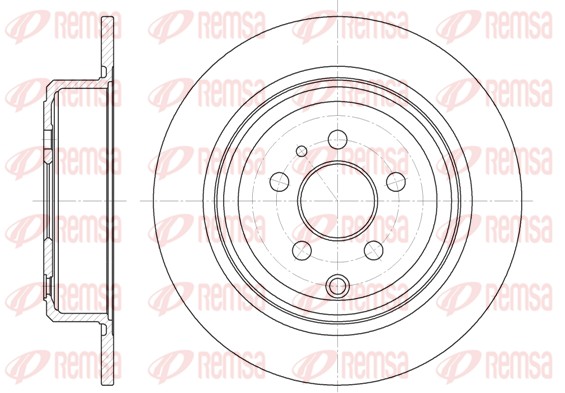 Disque de frein REMSA 6502.00