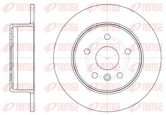 Disque de frein REMSA 6914.00