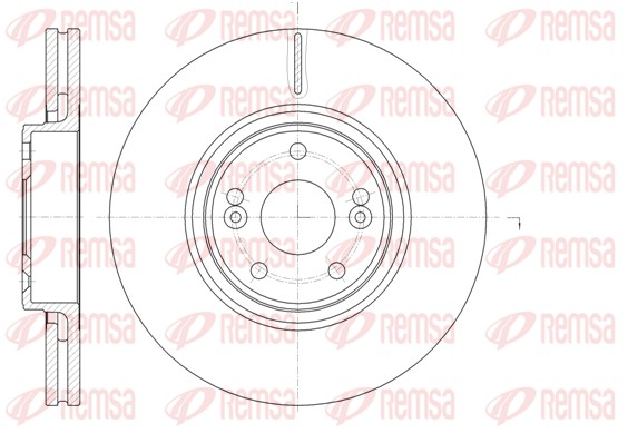 Disque de frein REMSA 61171.10