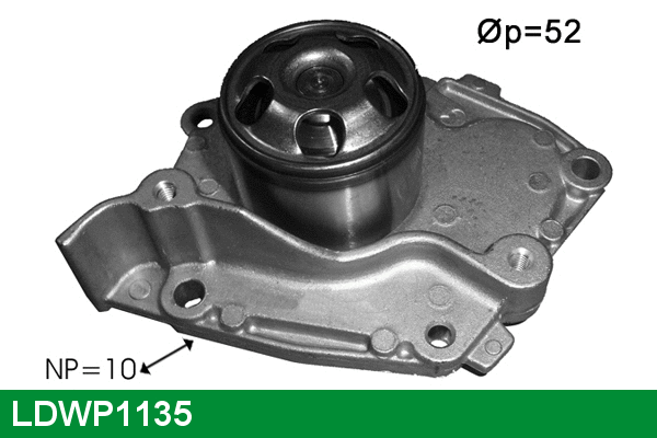 Pompe à eau, refroidissement du moteur LUCAS LDWP1135