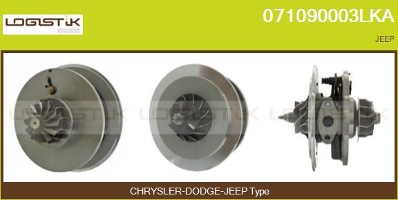 Groupe carter, turbocompresseur LGK 071090003LKA