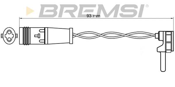 Contact d'avertissement, usure des plaquettes de frein BREMSI WI0724