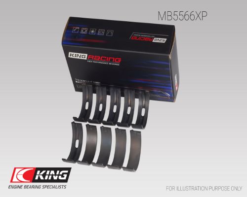 Jeu de coussinets de vilebrequin KING MB5566XP
