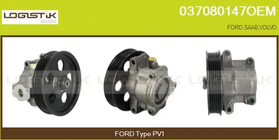 Pompe hydraulique, direction LGK 037080147OEM