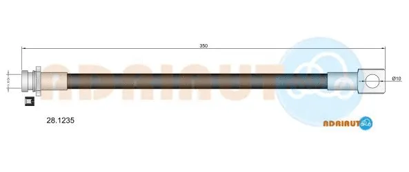 Flexible de frein ADRIAUTO 28.1235