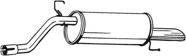 Silencieux arrière BOSAL 185-181