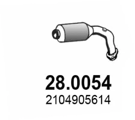 Catalyseur ASSO 28.0054