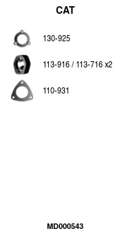 Catalyseur FA1 MD000543