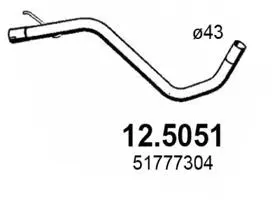Tuyau d'échappement ASSO 12.5051
