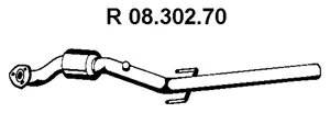 Tuyau d'échappement EBERSPÄCHER 08.302.70