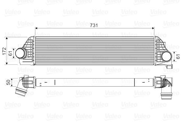 Refroidisseur d'air de suralimentation VALEO 818561