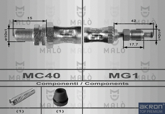 Flexible de frein AKRON-MALÒ 8610