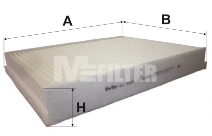 Filtre, air de l'habitacle MFILTER K 9095