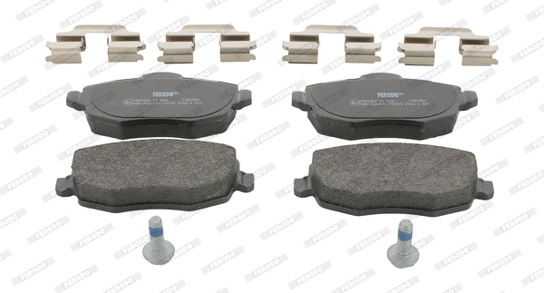 Kit de plaquettes de frein, frein à disque FERODO FDB1581