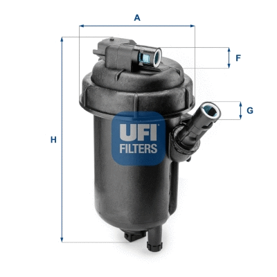 Filtre à carburant UFI 55.152.00