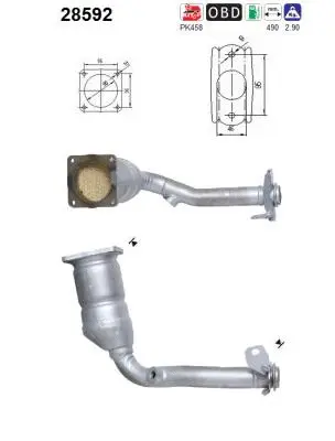 Catalyseur AS 28592