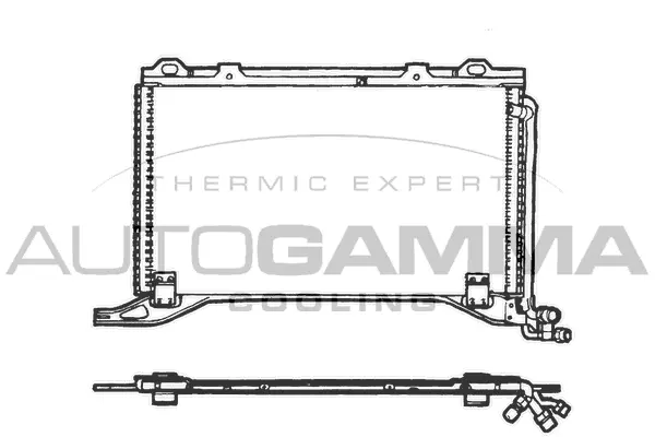 Condenseur, climatisation AUTOGAMMA 101731