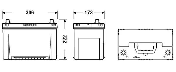 Batterie de démarrage CENTRA CA954