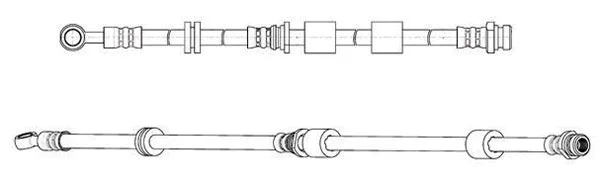Flexible de frein Technika 49194
