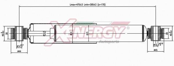 Amortisseur AP XENERGY X458344