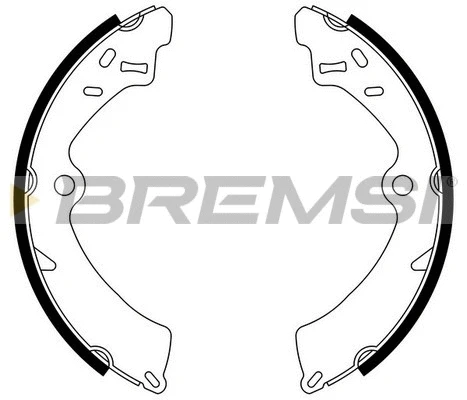 Jeu de mâchoires de frein BREMSI GF0903
