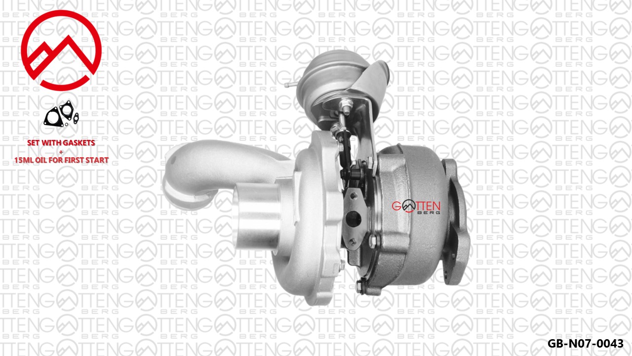 Turbocompresseur, suralimentation OES PARTS GB-N07-0043