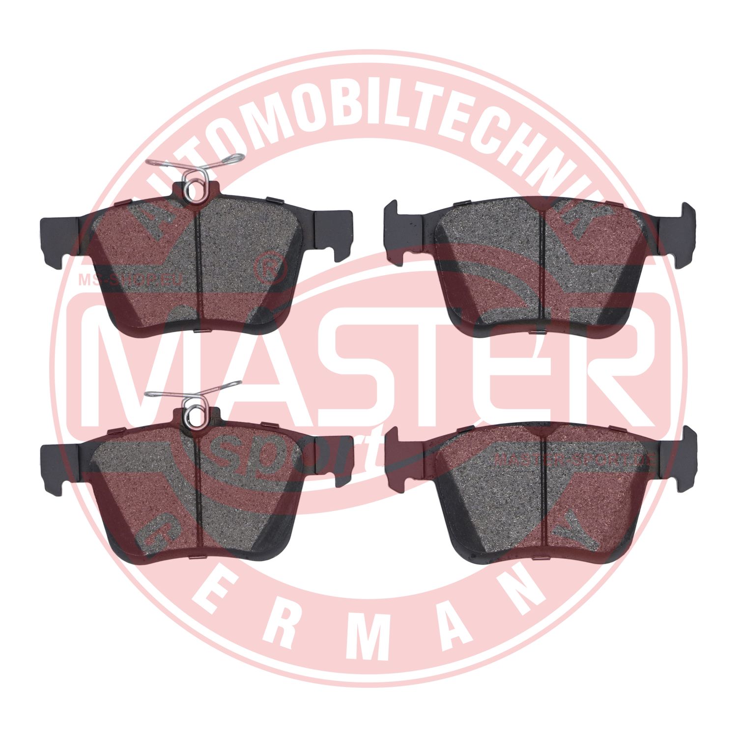 Kit de plaquettes de frein, frein à disque MASTER-SPORT GERMANY 13046144342T-SET-MS
