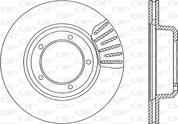 Disque de frein OPEN PARTS BDA1064.20