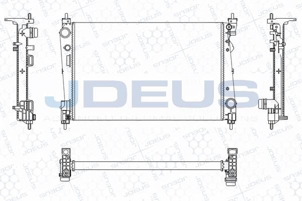 Radiateur, refroidissement du moteur JDEUS M-011116A