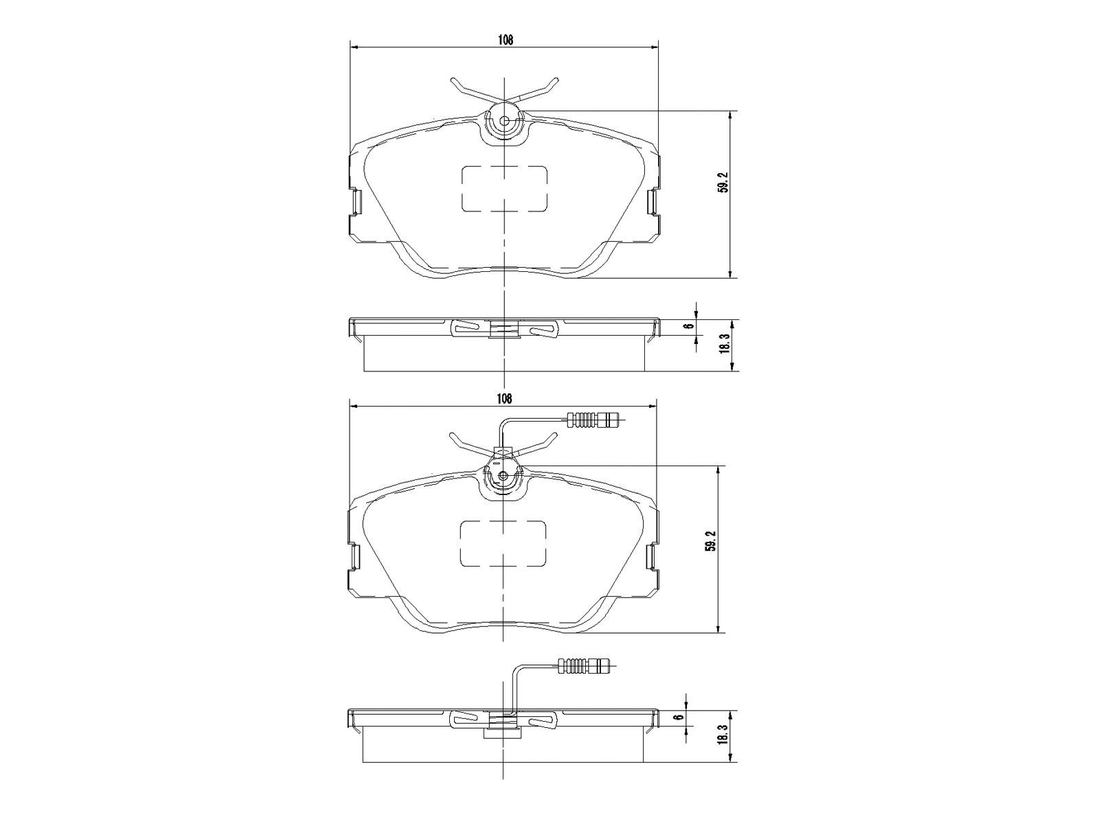 Kit de plaquettes de frein, frein à disque A.Z. Meisterteile AZMT-44-022-1316