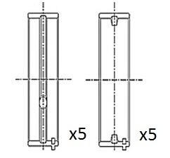 Coussinet de paliers de vilebrequin FAI AutoParts BM1046-025