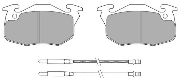Kit de plaquettes de frein, frein à disque FREMAX FBP-0761