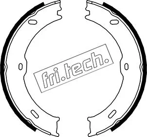 Jeu de mâchoires de frein, frein de stationnement fri.tech. 1052.133