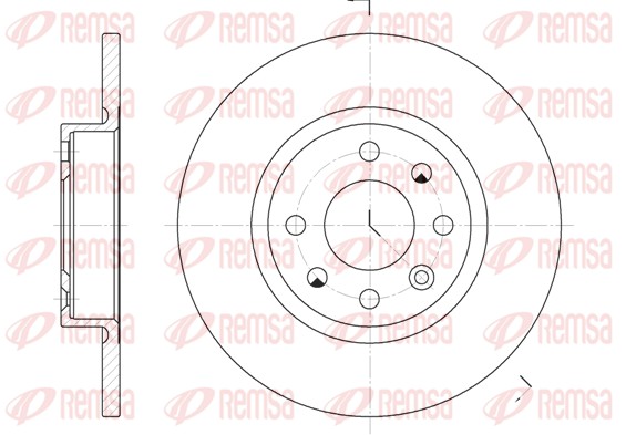 Disque de frein REMSA 6209.00