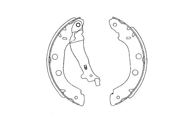 Jeu de mâchoires de frein KAVO PARTS KBS-7419