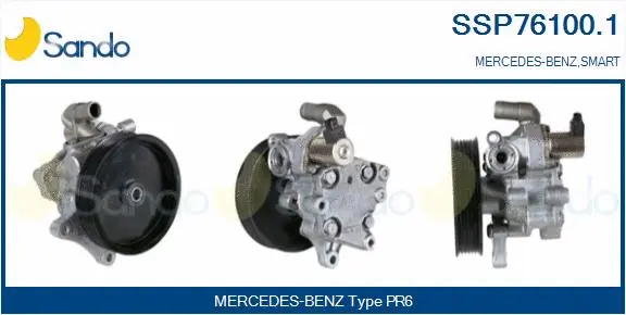 Pompe hydraulique, direction SANDO SSP76100.1