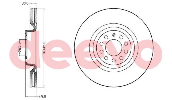 Disque de frein DEEVO BD17360