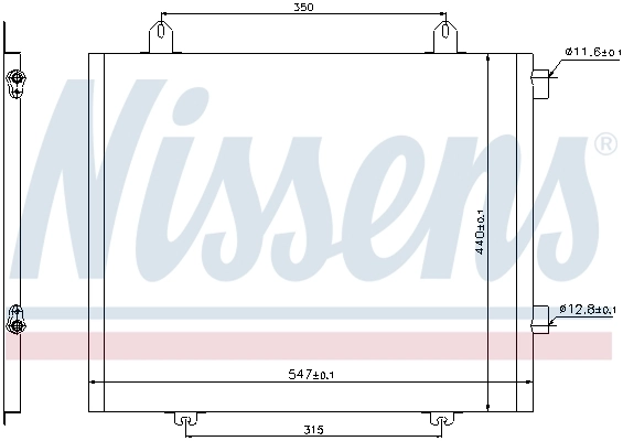 Condenseur, climatisation NISSENS 94573