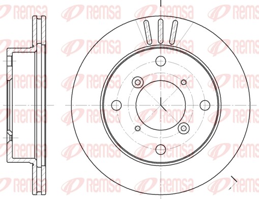 Disque de frein REMSA 6399.10