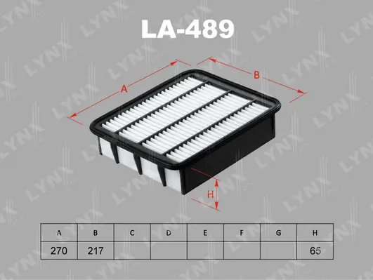 Filtre à air LYNXAUTO LA-489