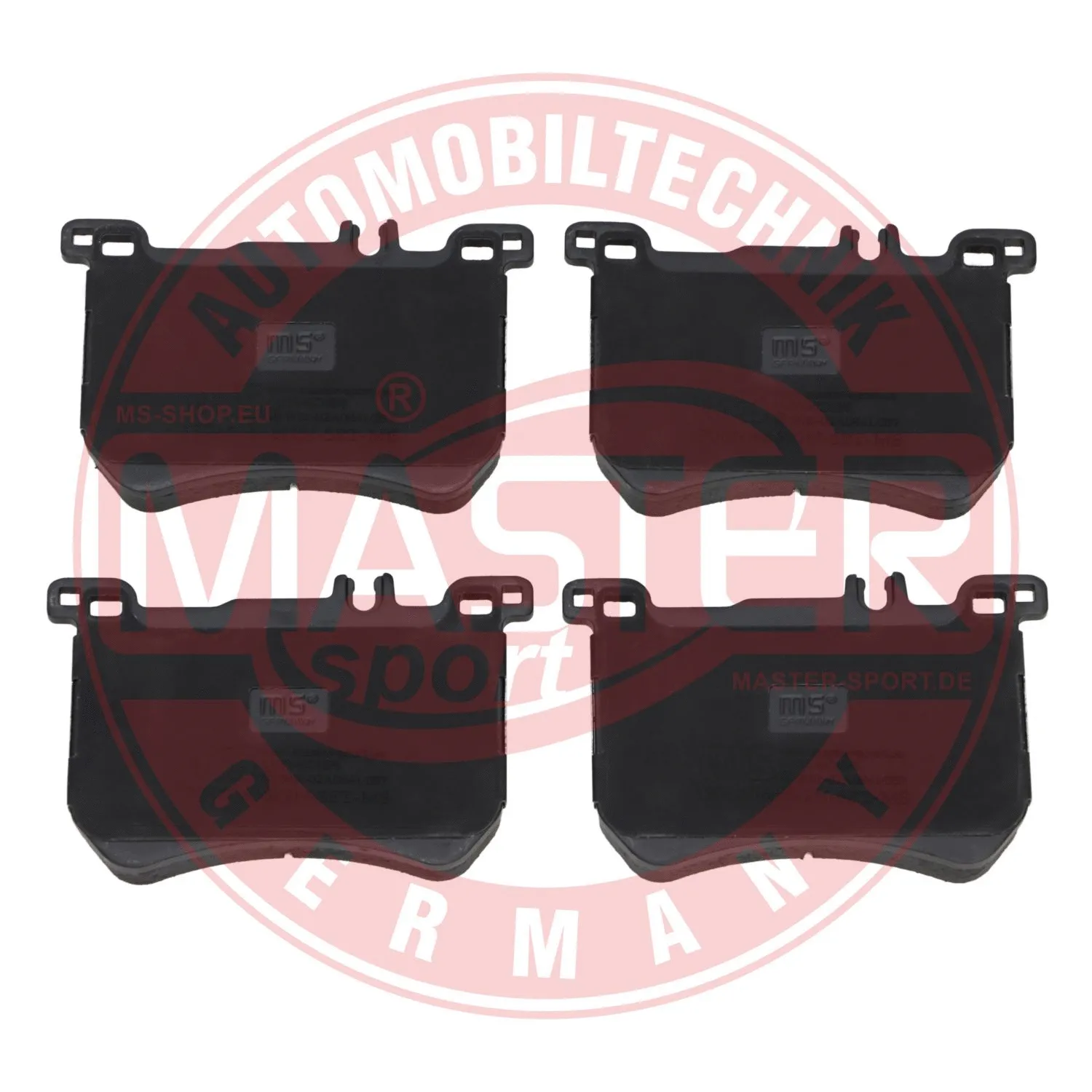 Kit de plaquettes de frein, frein à disque MASTER-SPORT GERMANY 13046048692N-SET-MS