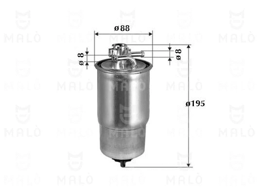 Filtre à carburant AKRON-MALÒ 1520011