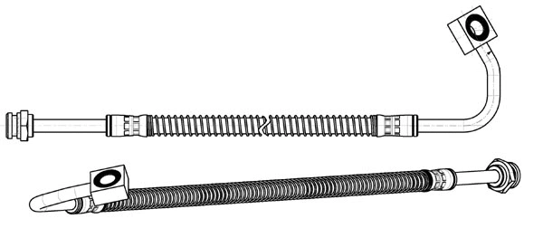Flexible de frein CEF 512897