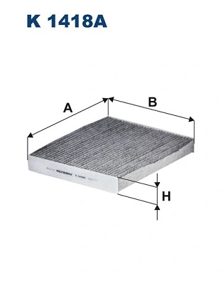 Filtre, air de l'habitacle FILTRON K 1418A