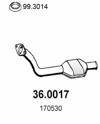 Catalyseur ASSO 36.0017