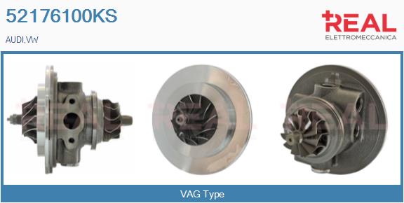 Groupe carter, turbocompresseur REAL 52176100KS